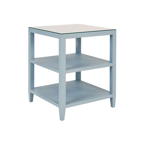 Amie Textured Linen Side Table