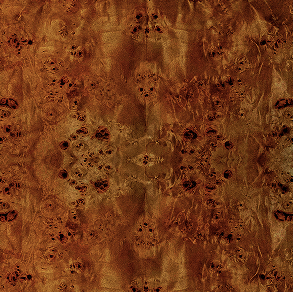 Bryce Dark Burlwood Hexagonal Base Dining Table