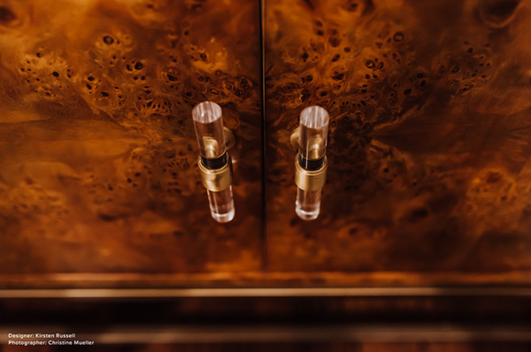 Clifford Dark Burlwood 48" Single Sink Bath Vanity