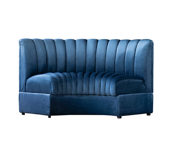 Estelle Navy Modular Sofa - Straight, Corner, or Outside Corner