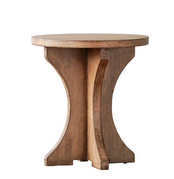 Brutus Pine Side Table - Matthew Izzo Collection