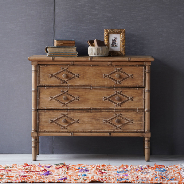 Bahama Faux Bamboo Six Drawer Dresser - Matthew Izzo Collection