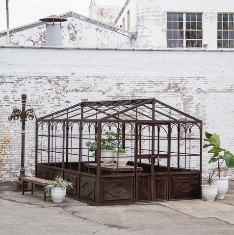 Cast Iron Orangerie Garden House - Large