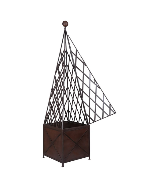 Cast Iron Topiary Obelisk - Large