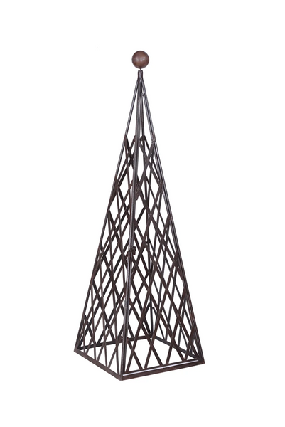 Cast Iron Topiary Obelisk - Large