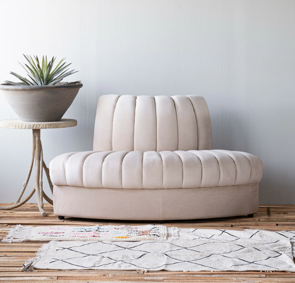 Estelle Oatmeal Modular Sofa - Straight, Curved, or Outside Corner