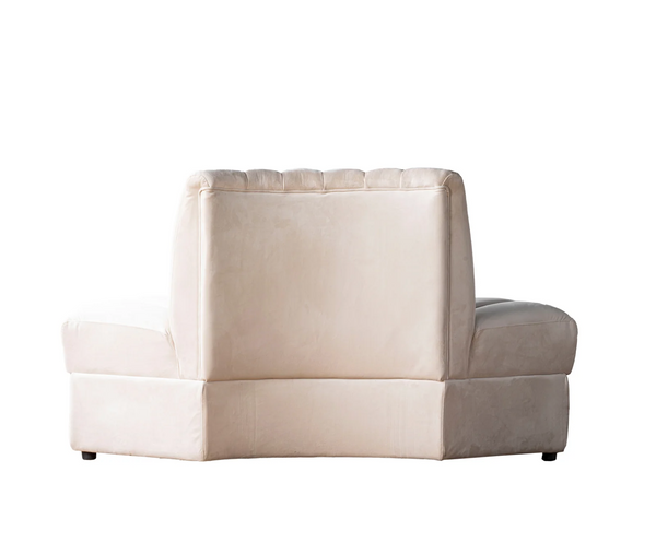 Estelle Oatmeal Modular Sofa - Straight, Curved, or Outside Corner