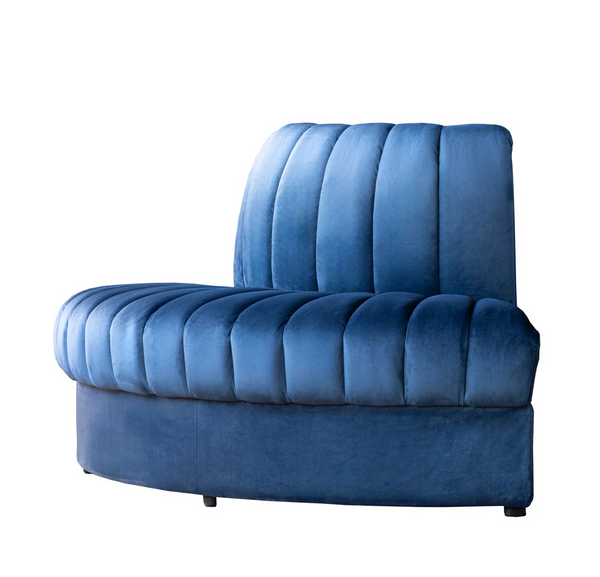 Estelle Navy Modular Sofa - Straight, Corner, or Outside Corner