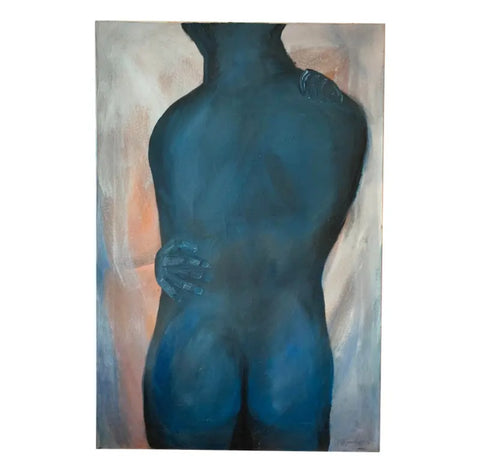 Matthew Izzo Male Figure Oil Painting (1989) - Matthew Izzo Home