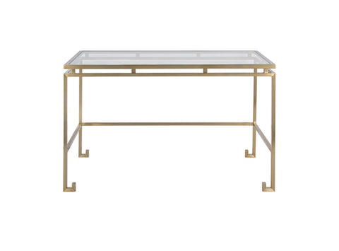 Worlds Away Ryder Brass Desk - Matthew Izzo Home