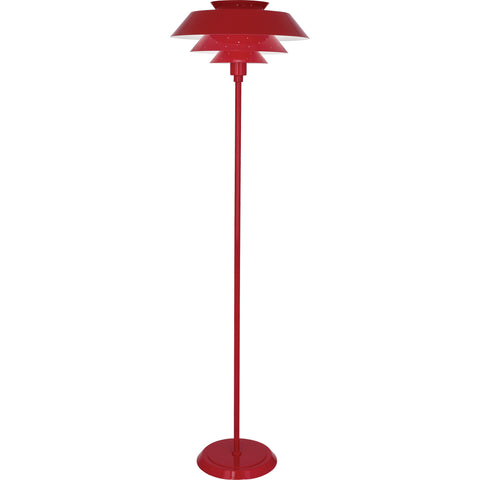 Robert Abbey Pierce Red Floor Lamp - Matthew Izzo Home