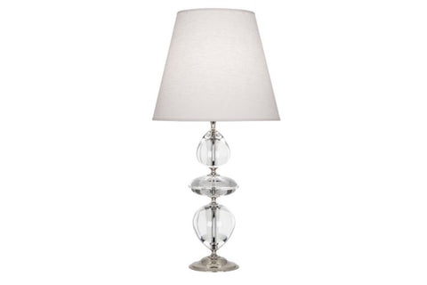 Williamsburg Orlando Nickel/Linen Table Lamp - Matthew Izzo Home