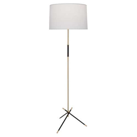 Robert Abbey Thatcher Brass Floor Lamp - Matthew Izzo Home
