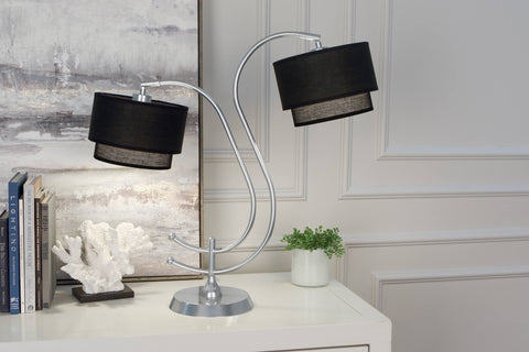 Robert Abbey Charlee Chrome Table Lamp - Matthew Izzo Home