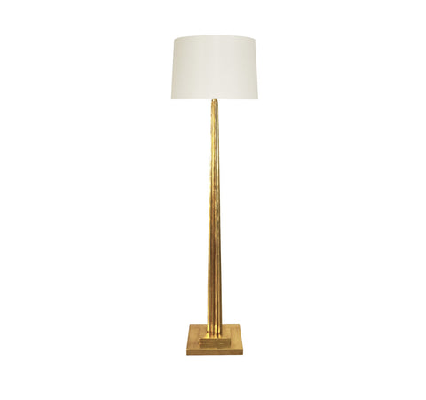 Worlds Away Capone Gold Leaf Floor Lamp - Matthew Izzo Home