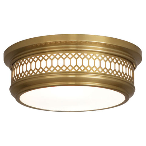 Williamsburg Tucker Brass Flushmount - Matthew Izzo Home