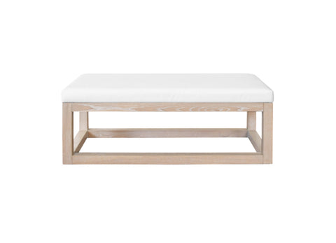 Worlds Away Kenneth Modern Oak Bench - Matthew Izzo Home