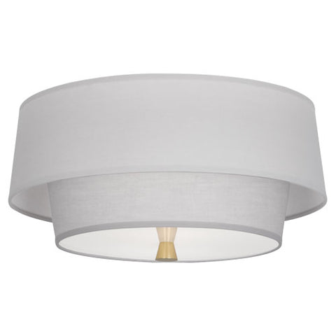 Robert Abbey Decker Pearl Gray Flushmount - Matthew Izzo Home