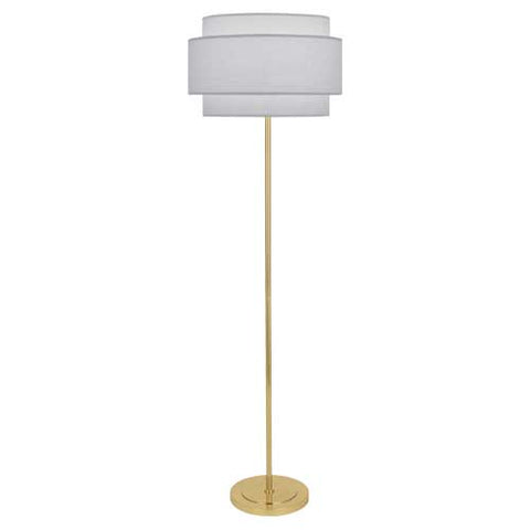 Robert Abbey Decker Pearl Gray Floor Lamp - Matthew Izzo Home