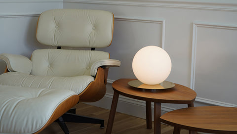 Pablo Designs Bola Sphere Brass Table Lamp - Matthew Izzo Home