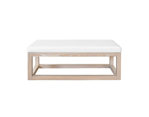 Worlds Away Dunham Rectangular Oak Bench - Matthew Izzo Home