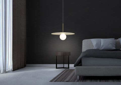 Pablo Designs Bola Disc 12” Pendant Light - Matthew Izzo Home