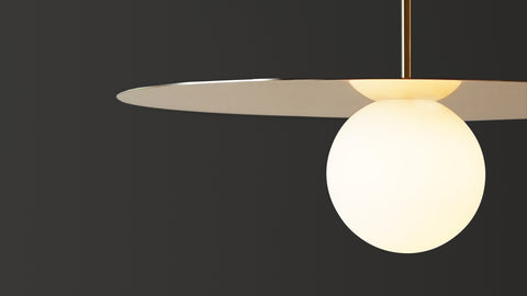 Pablo Designs Bola Disc 22” Pendant Light - Matthew Izzo Home