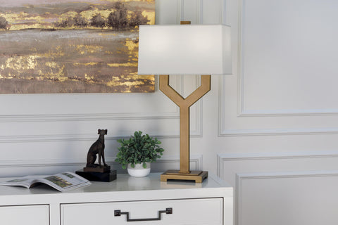 Robert Abbey Valerie Brass Table Lamp - Matthew Izzo Home