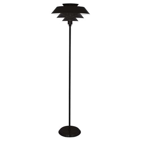 Robert Abbey Pierce Black Floor Lamp - Matthew Izzo Home