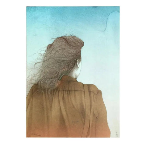 Bruno Bruni Original Color Lithograph, "Solitudine" - Matthew Izzo Home