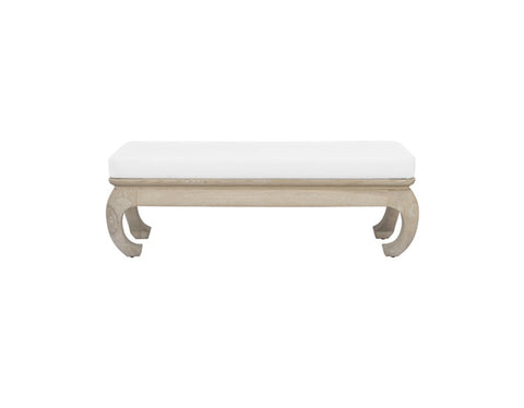 Worlds Away Ernest Oak Bench - Matthew Izzo Home