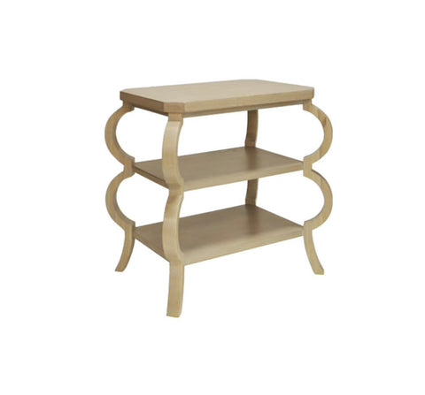 Worlds Away Olive Curvy Side Table - Matthew Izzo Home
