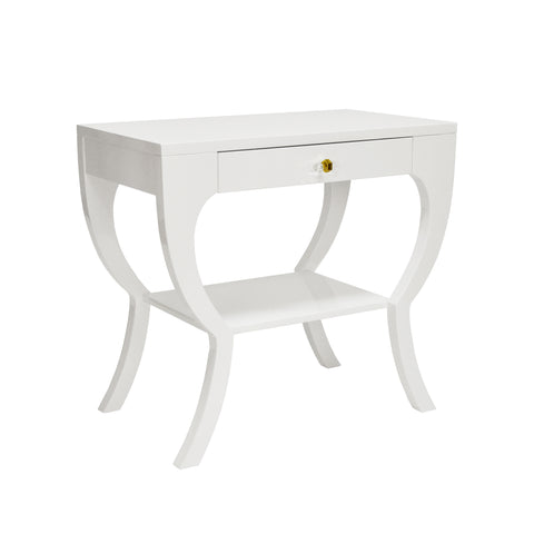 Worlds Away Sonya Lacquer Side Table - Matthew Izzo Home