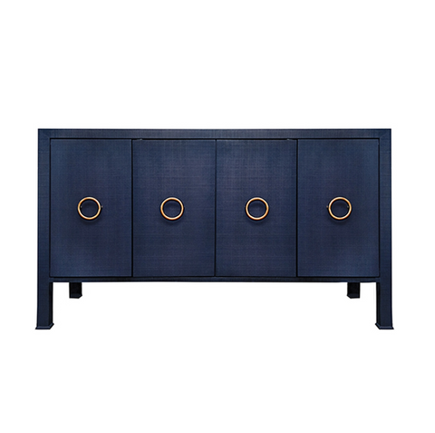 Worlds Away Rue Buffet Navy - Matthew Izzo Home