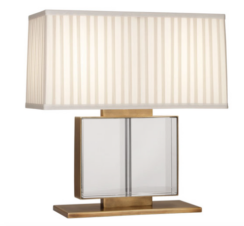 Robert Abbey Sloan Table Lamp Ivory Silk Shade - Matthew Izzo Home