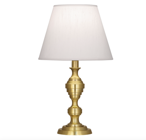 Robert Abbey Arthur Table Lamp Gold - Ivory Shade - Matthew Izzo Home