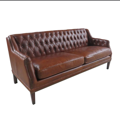 Chatsworth Chesterfield Leather Sofa - Matthew Izzo Collection - Matthew Izzo Home