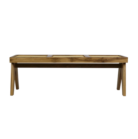 Nimes Rattan Bench - Matthew Izzo Collection - Matthew Izzo Home