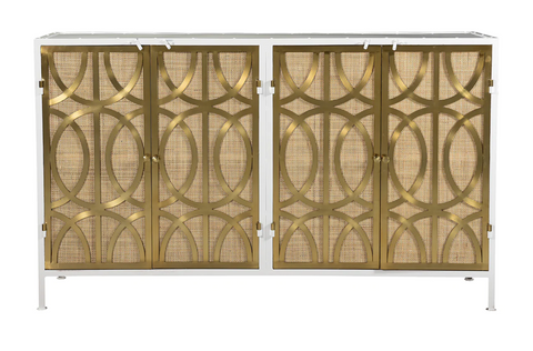Sofia Art Deco Four Door Sideboard - Matthew Izzo Collection - Matthew Izzo Home