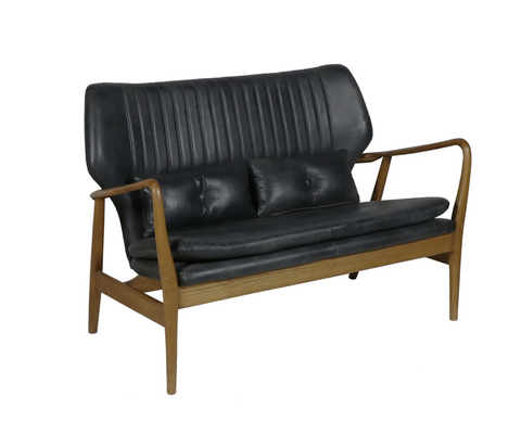 Helsinki Leather Loveseat - Matthew Izzo Collection - Matthew Izzo Home