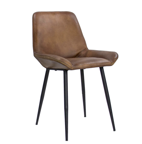 Atlas Leather Desk Chair, Set of 2 - Matthew Izzo Collection - Matthew Izzo Home