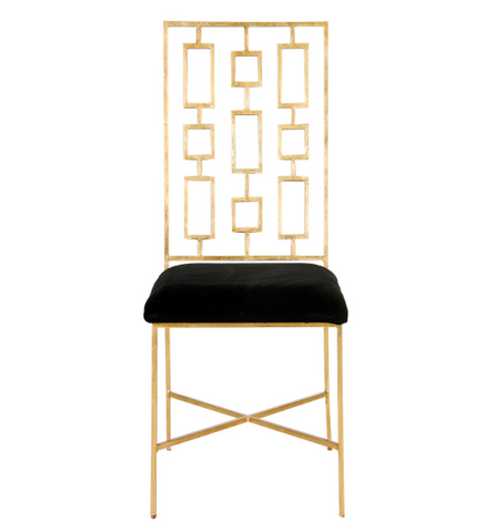 Worlds Away David Gold Leaf Dining Chairs - Matthew Izzo Home