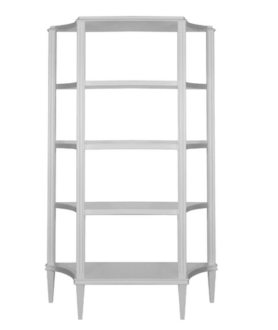 Worlds Away Four Tier Lacquer Etagere - Matthew Izzo Home
