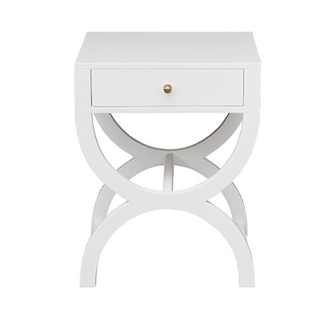 Worlds Away Alexis Elegant Side Table - Matthew Izzo Home