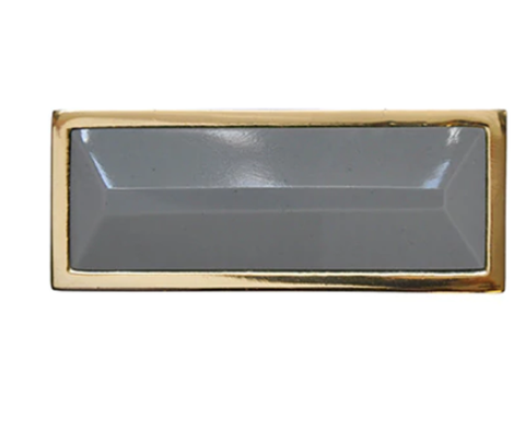 Worlds Away Rectangle Knob in Brass and Resin - Matthew Izzo Home