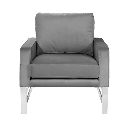 Worlds Away Toby Square Modern Lounge Chair - Matthew Izzo Home