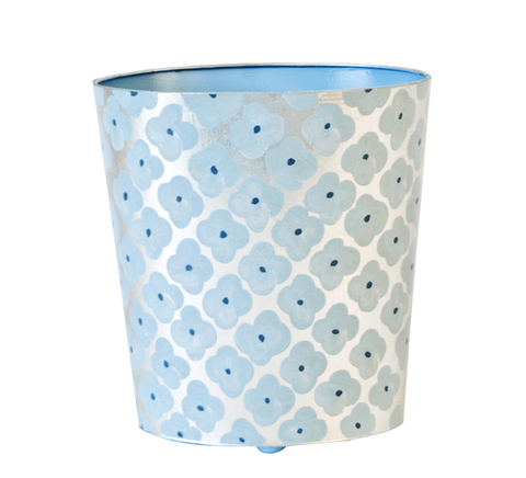 Worlds Away Oval Wastebasket Brown and Gold - Matthew Izzo Home
