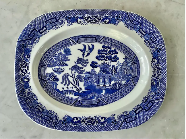Willow clearance pattern platter