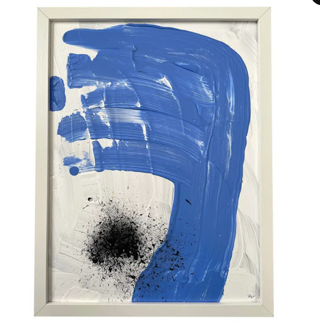 Matthew Izzo Framed Abstract Acrylic Painting (2022) - Matthew Izzo Home
