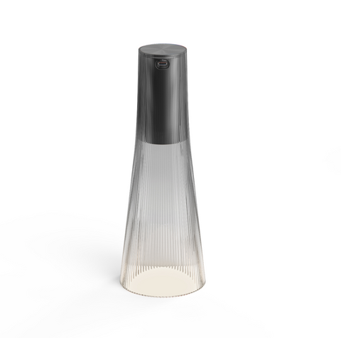 Pablo Designs Candél Smoke/Black Portable Table Lamp - Matthew Izzo Home